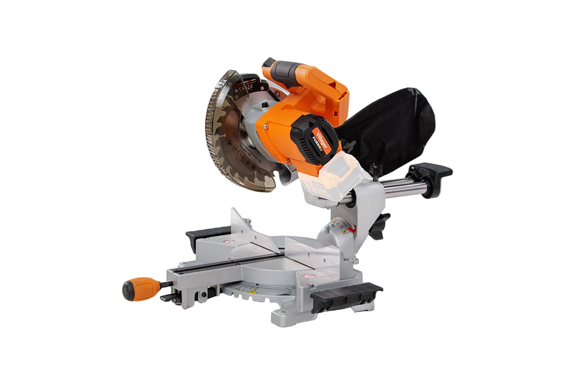 FUSE VMS 18520 Akku-Kapp- und Gehrungssäge (18V) – Bürstenlos, Ø 185 mm, 3300 U/min - VI-62821