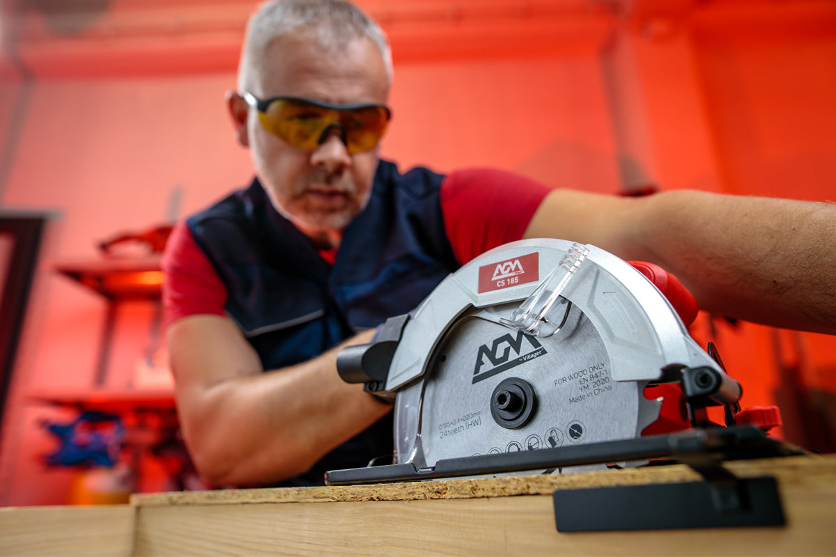 AGM CS 185 – Handkreissäge mit 1200 W Leistung & 185 mm Sägeblatt – VI-66151