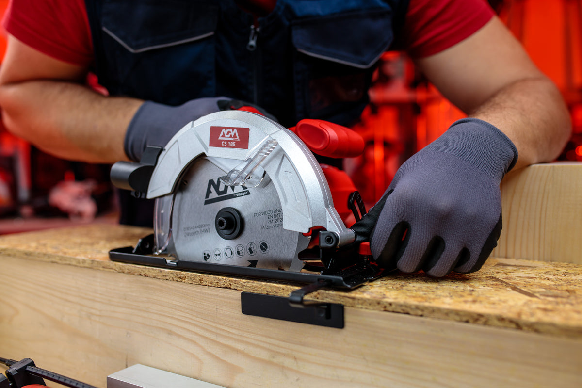 AGM CS 185 – Handkreissäge mit 1200 W Leistung & 185 mm Sägeblatt – VI-66151