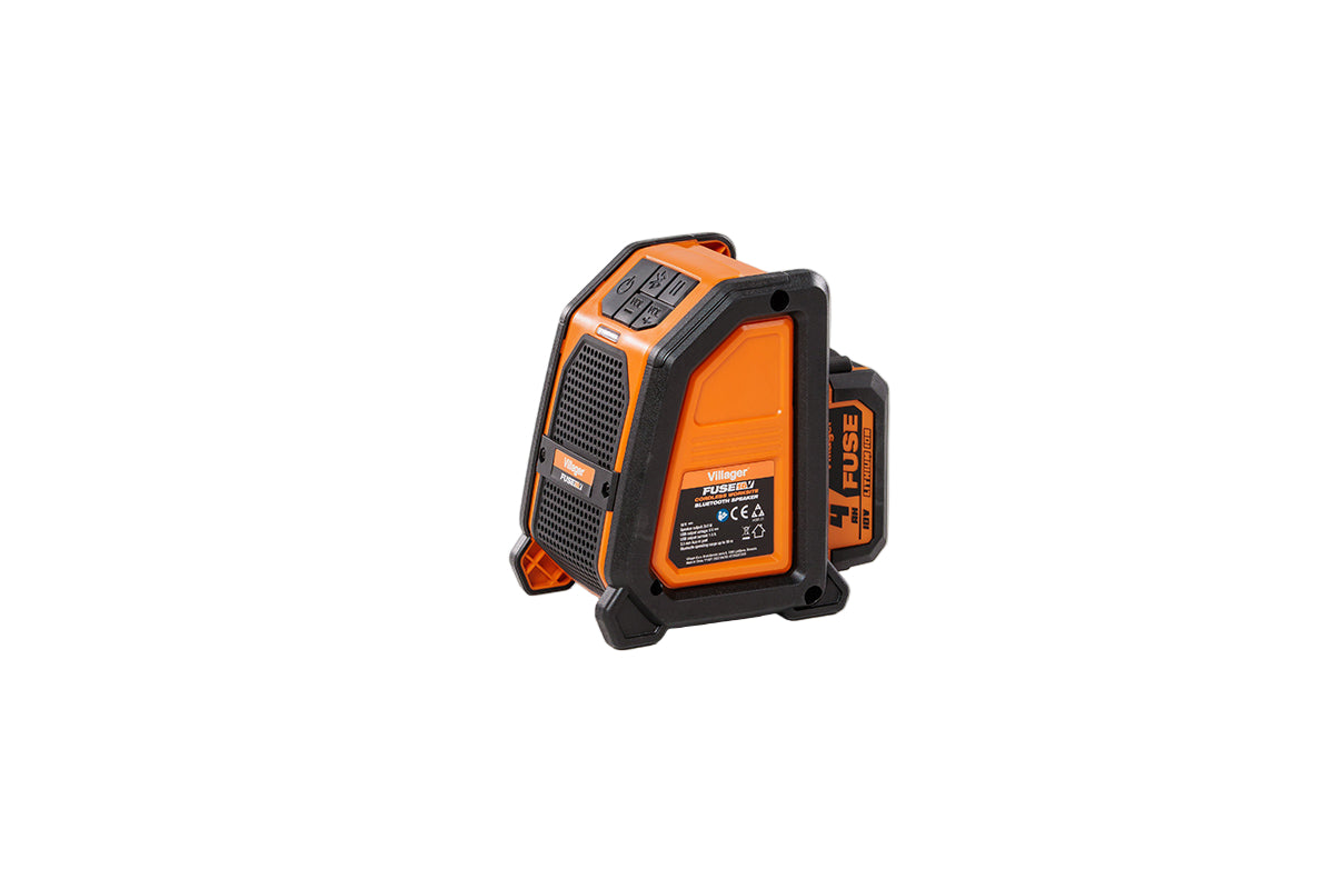 FUSE Bluetooth Akku-Lautsprecher – kabelloser Sound für Werkstatt, Baustelle & Outdoor - VI-66257