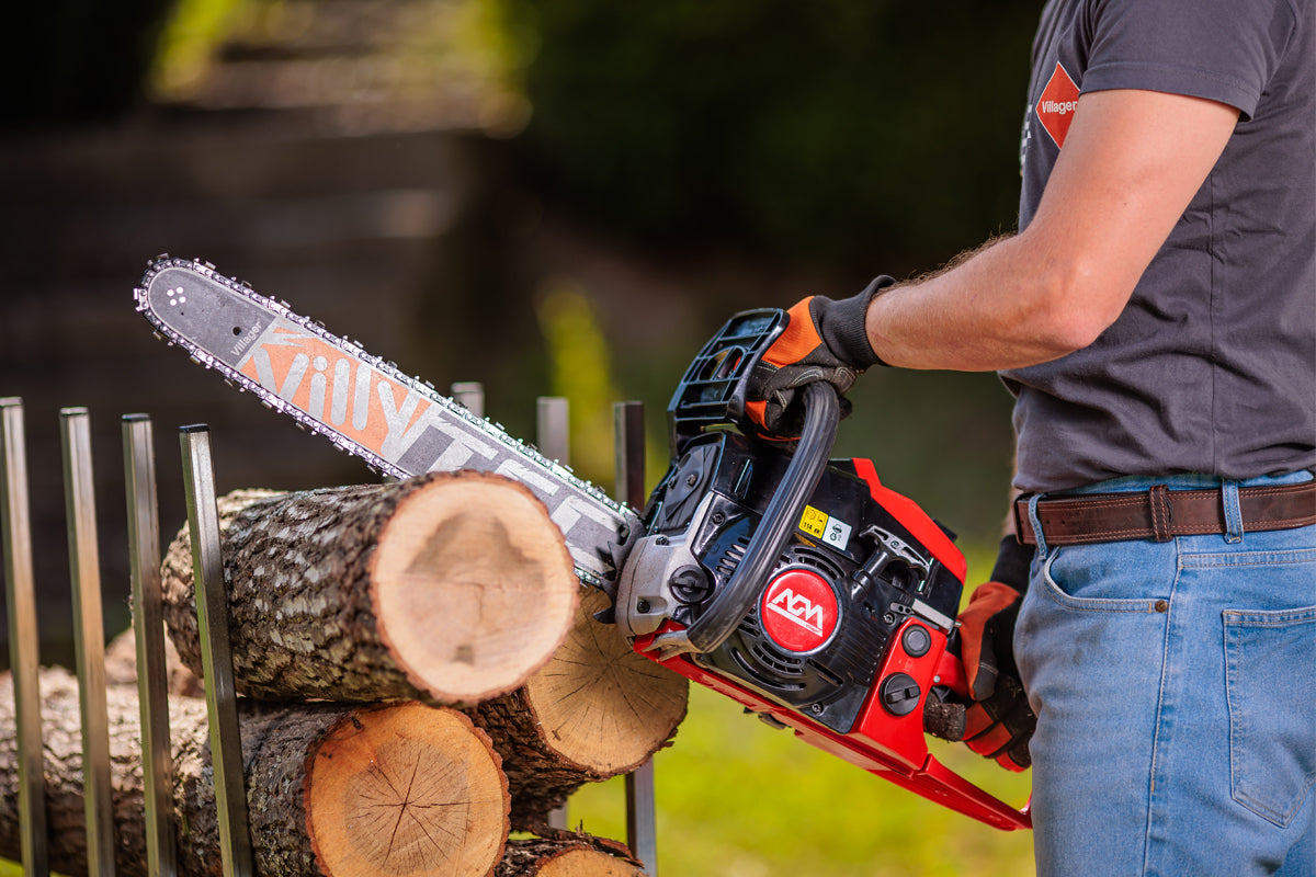 AGM CS 4520 Benzin-Kettensäge – kraftvoller 2-Takt-Motor & 45 cm Schwert - VI-66438