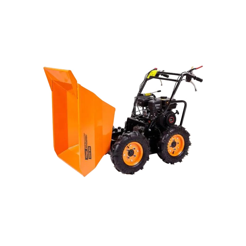 Villager Villy Dumper 400 WD – Mini Dumper - kraftvolle Motor-Schubkarre für schwere Lasten und unwegsames Gelände - VI-067078