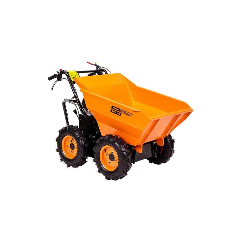 Villager Villy Dumper 400 WD – Mini Dumper - kraftvolle Motor-Schubkarre für schwere Lasten und unwegsames Gelände - VI-067078