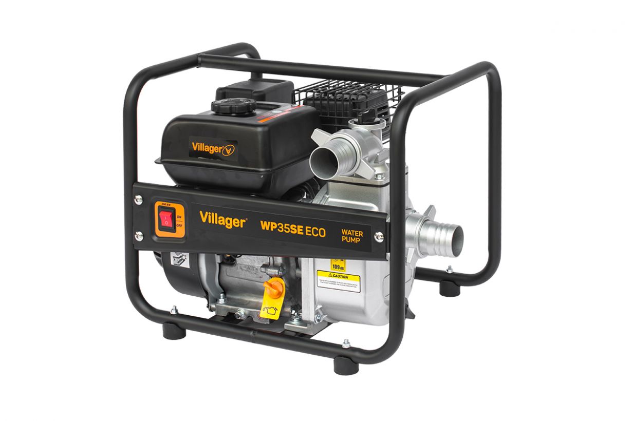 Villager WP 35 SE Eco – Benzinbetriebene Wasserpumpe mit 4,1 kW & 2"-Anschluss – VI-068171