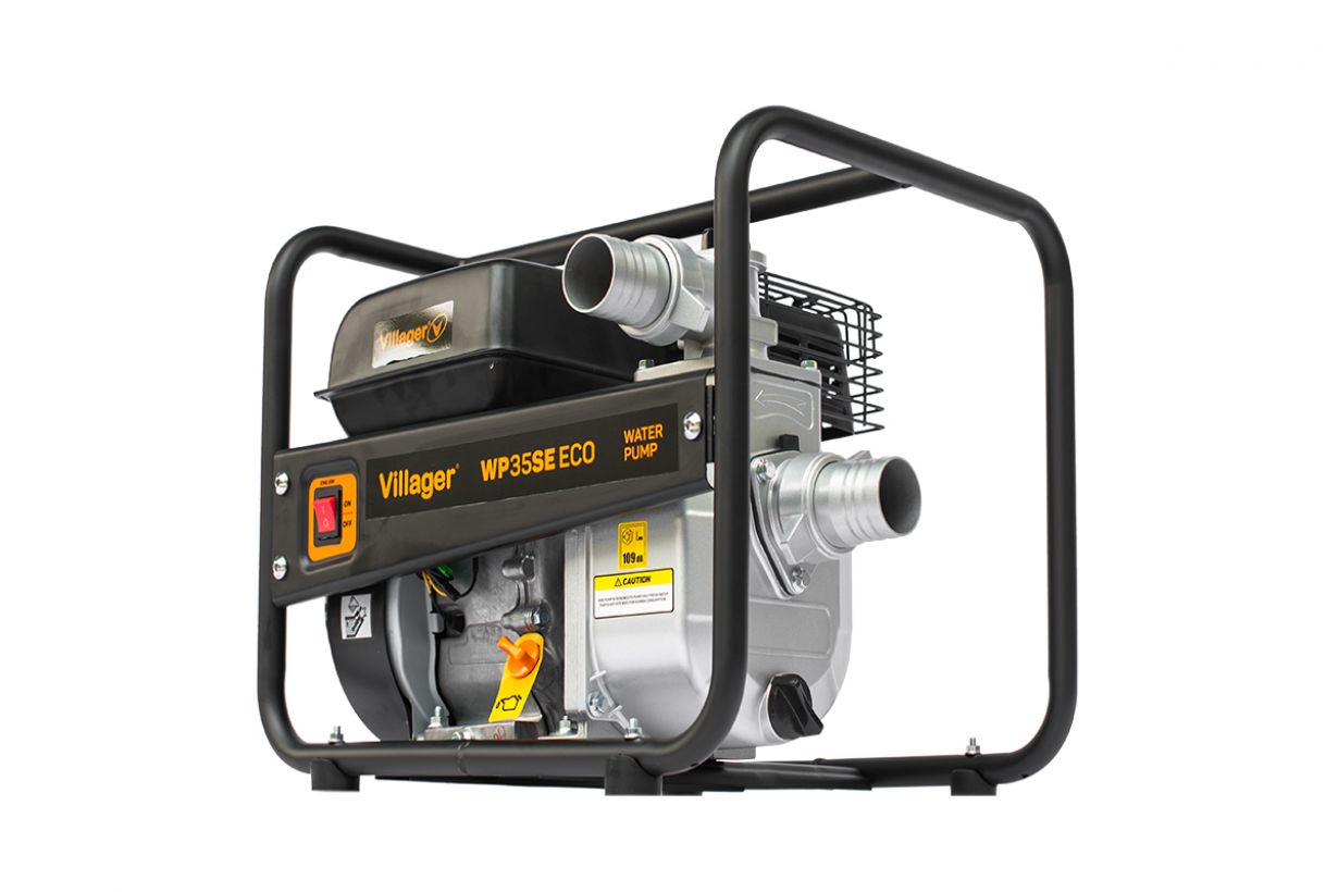 Villager WP 35 SE Eco – Benzinbetriebene Wasserpumpe mit 4,1 kW & 2"-Anschluss – VI-068171