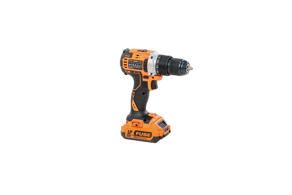 FUSE VLP 5020 Akku-Bohrschrauber (18V) – Bürstenlos, 45 Nm, 13 mm Futter - VI-72310