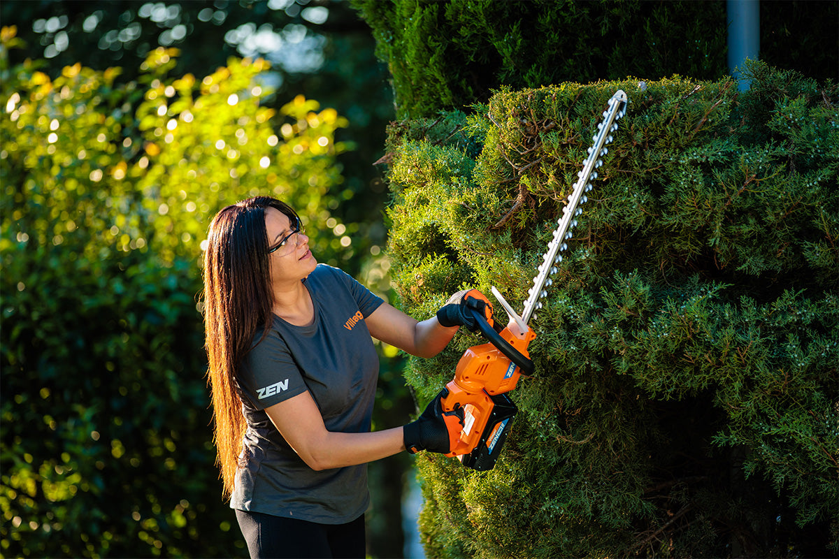 Zen HT 6140 Akku-Heckenschere – leicht, präzise & kraftvoll für formschöne Hecken - VI-82477