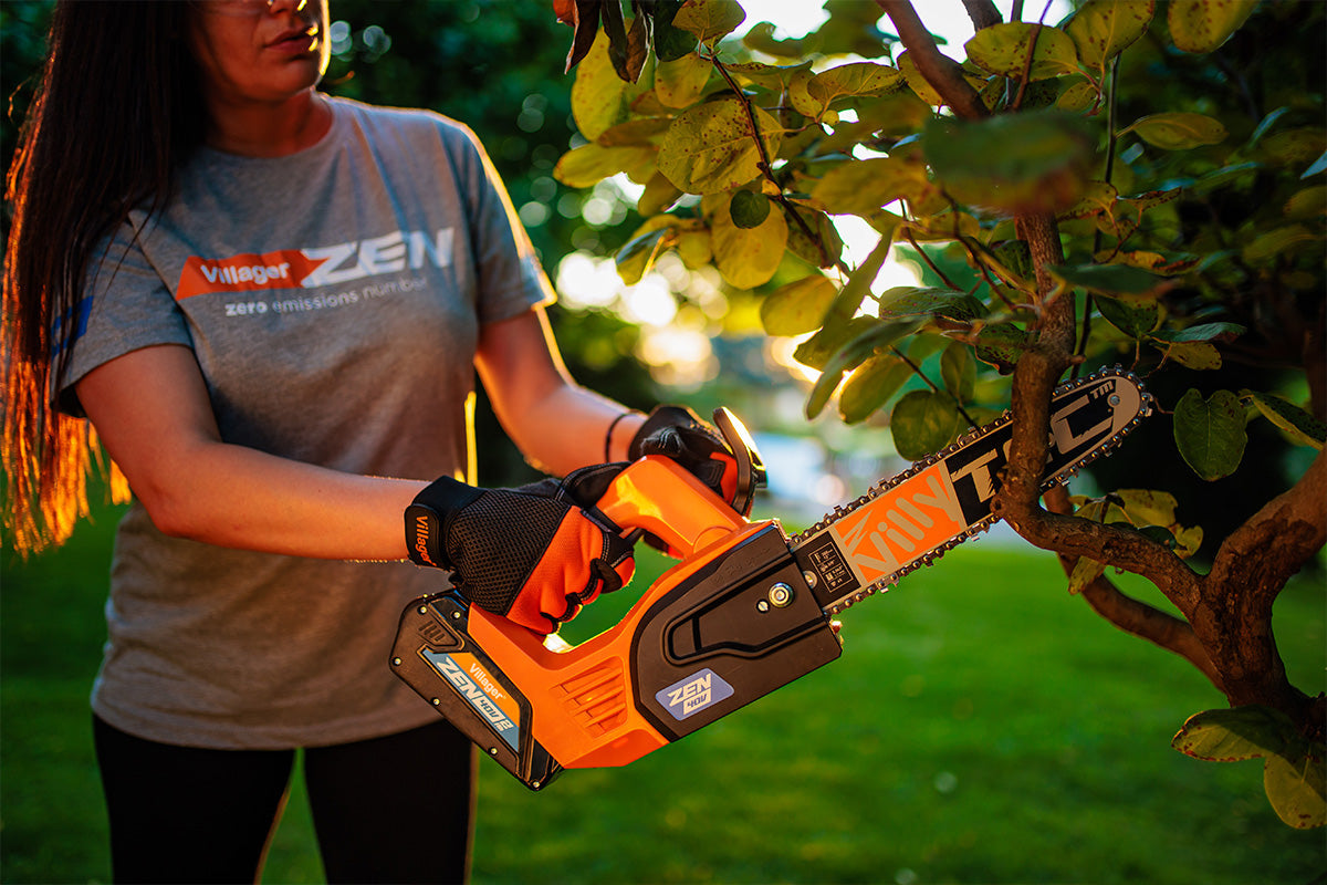 Zen CS 3040 Akku-Kettensäge – kompakt, bürstenlos & leise mit 12" Schwert - VI-82479