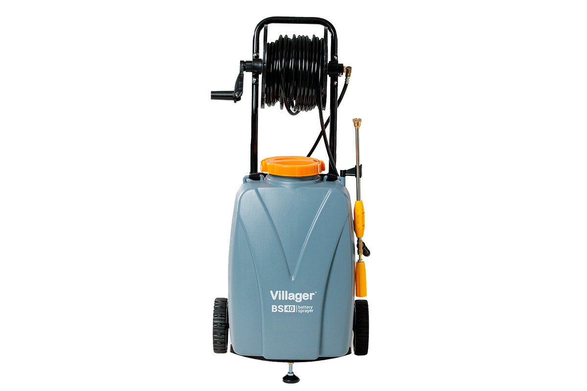 BS 40 Akku-Drucksprüher – 40 L Tank, 6 bar Druck, 30 m Schlauch, 10 m Reichweite - VI-082503
