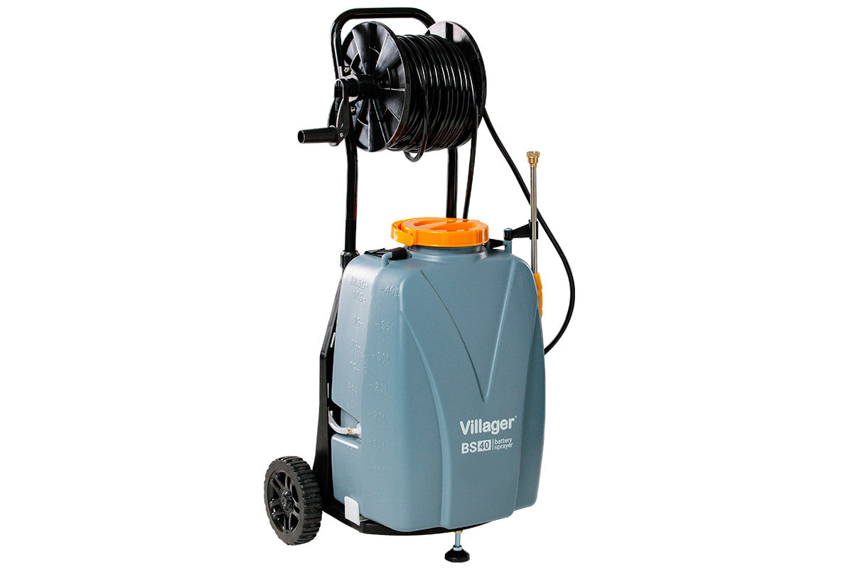 BS 40 Akku-Drucksprüher – 40 L Tank, 6 bar Druck, 30 m Schlauch, 10 m Reichweite - VI-082503