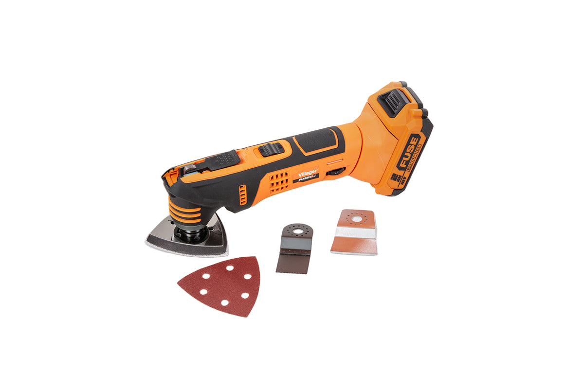 FUSE VLN 1024 Akku-Multifunktionstool – schneiden, schleifen, schaben mit einem Gerät - VI-85767