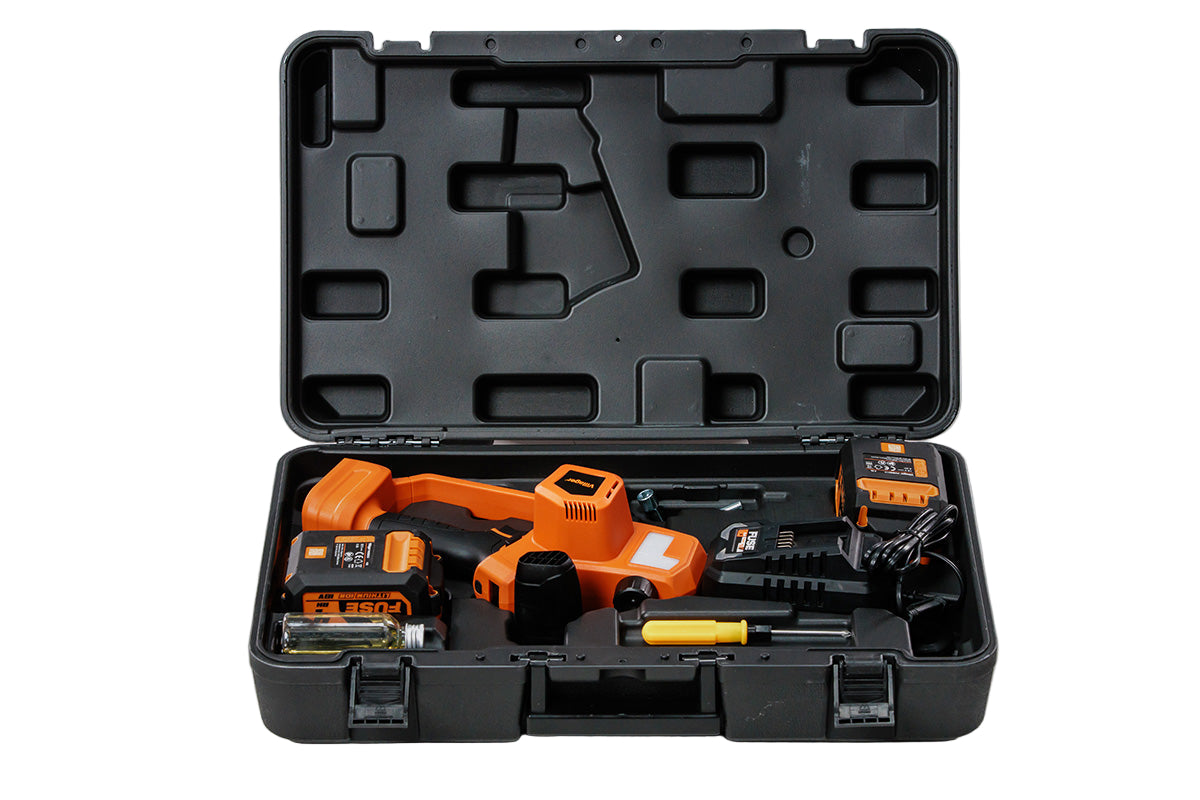 FUSE VBT 0620 - 2BSC Akku-Kettensäge (18V) – Bürstenlos, inkl. 2 x 4 Ah Akkus & Ladegerät - VI-86727