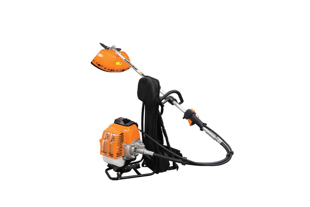 Villager Benzin-Motorsense 51,7 cm³ – kraftvolle Rücken-Motorsense mit Tragegestell für große Flächen - VI-086210