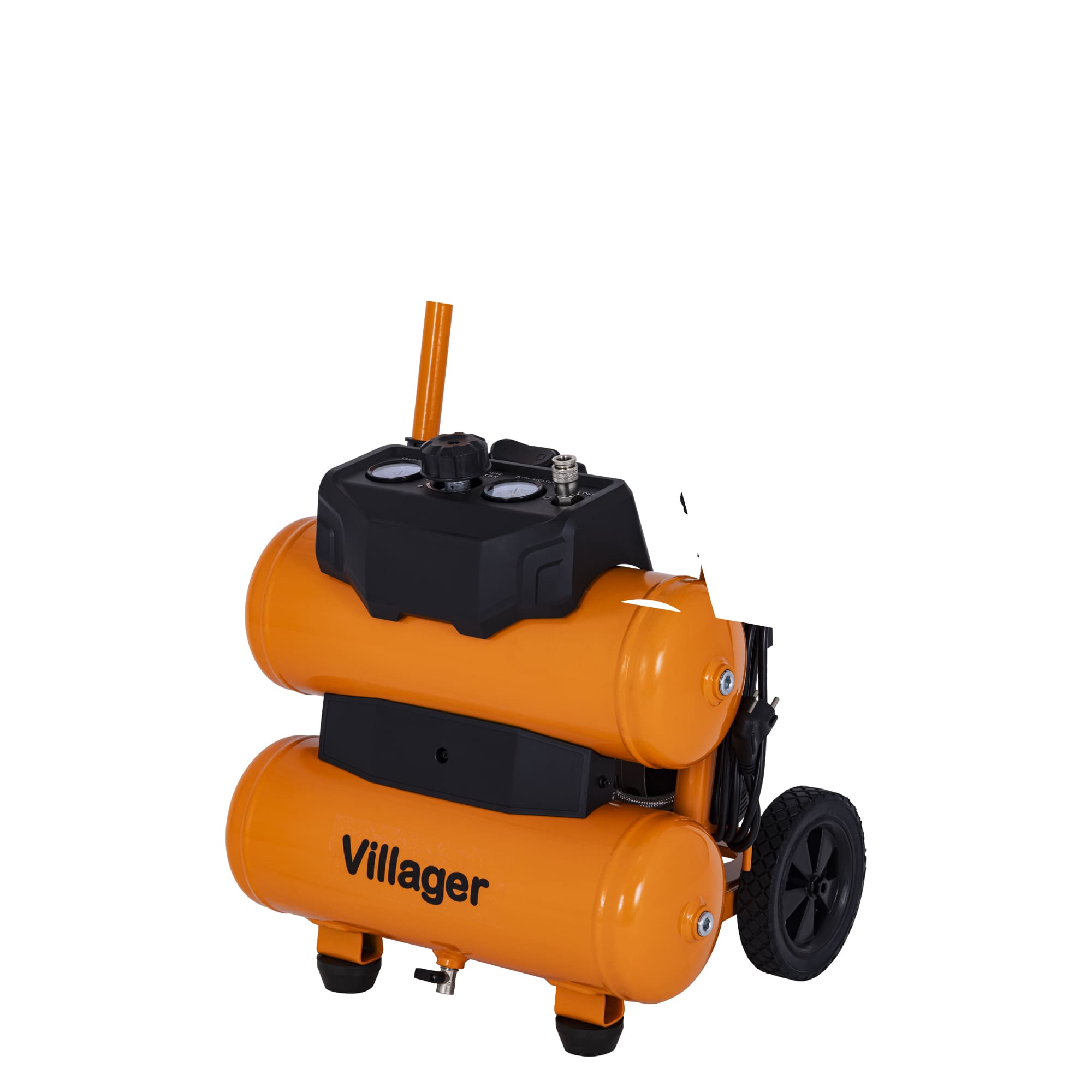 Twin Tank VAT DB 17 L – Kompakter 800 W Kompressor mit 2×17 l Tanks & 10 bar Druck- VI-086722