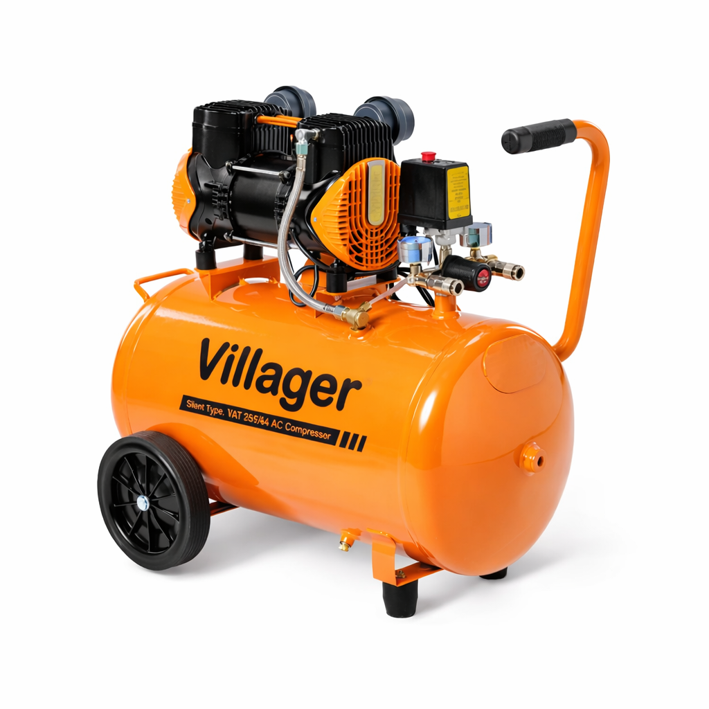 SILENT FORCE VAT 264/50 – Leiser Kompressor, 50 l, 264 l/min, 1500 W, ölfrei & wartungsarm - VI-067195