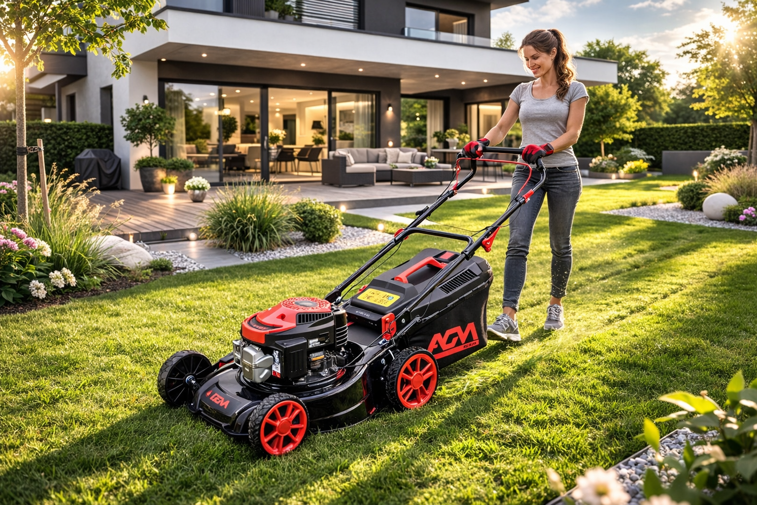 Villager AGM 5324 R Benzin-Rasenmäher – 3,6 kW, 53 cm Schnittbreite, selbstfahrend - VI-086200