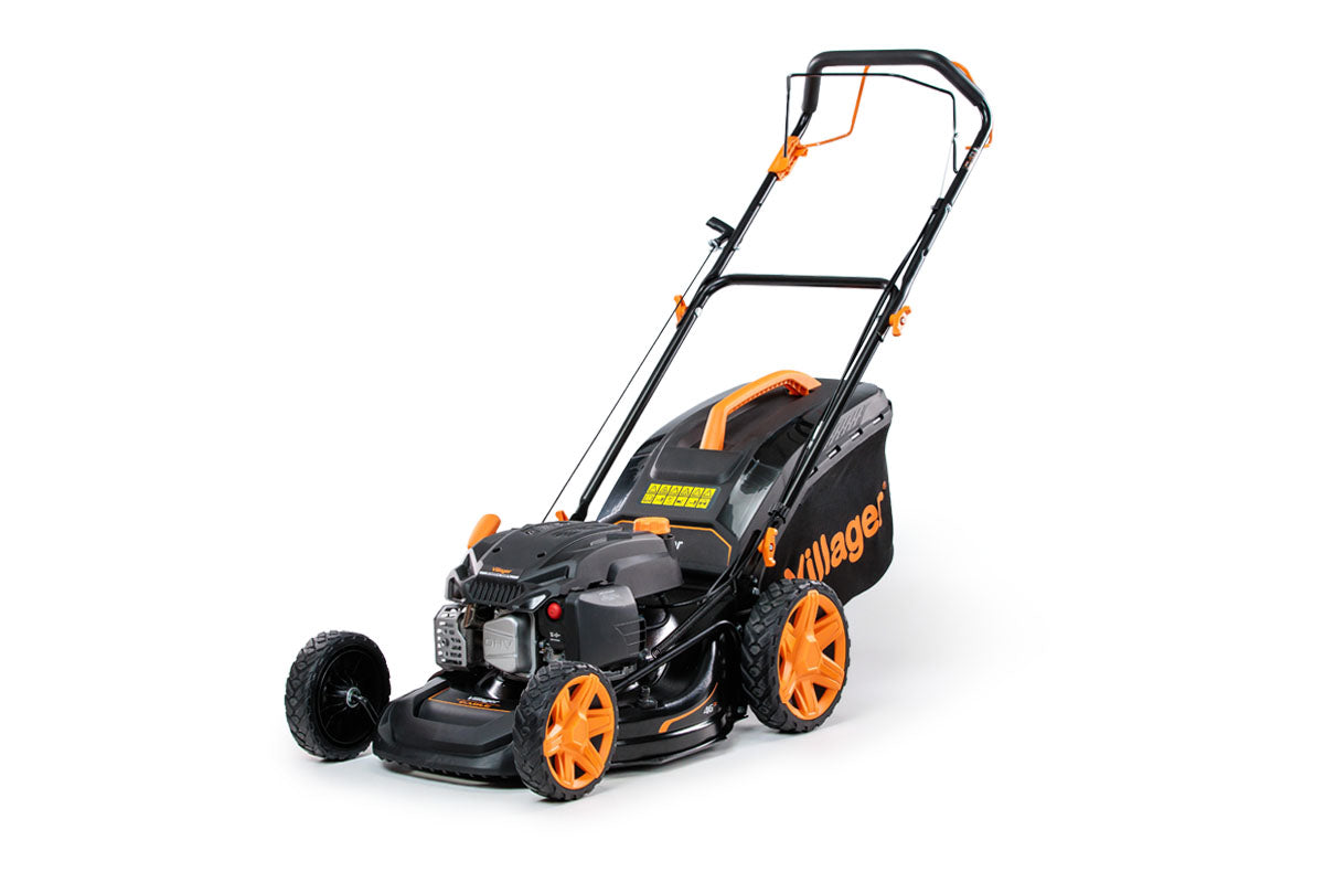 EAGLE 4111 V Benzin-Rasenmäher – 144 cm³ OHV-Motor, Radantrieb & 65 L Fangkorb – VI-088954