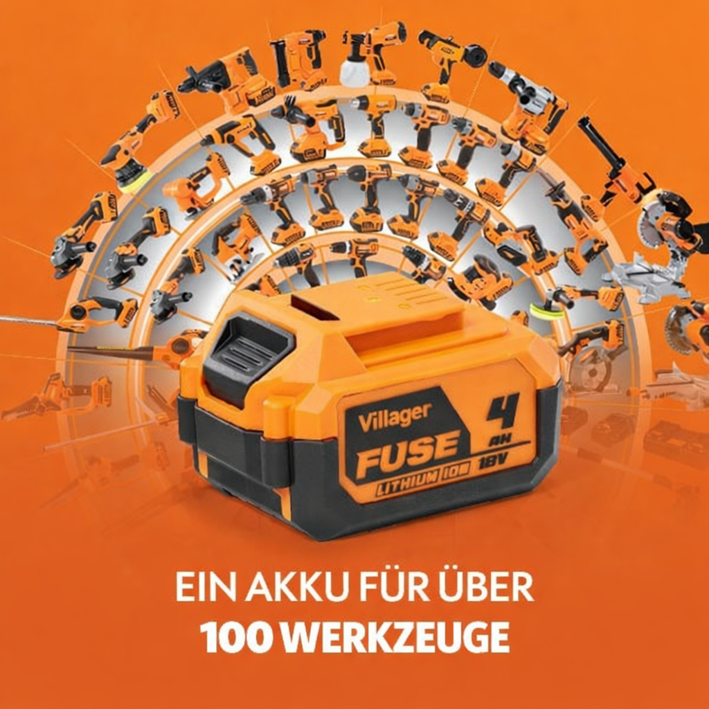 FUSE Akku-Rückenspritze PRO 18V 16 Liter - inkl. Akku 2,0 Ah und Ladegerät - VBS 1620 - VI-062747