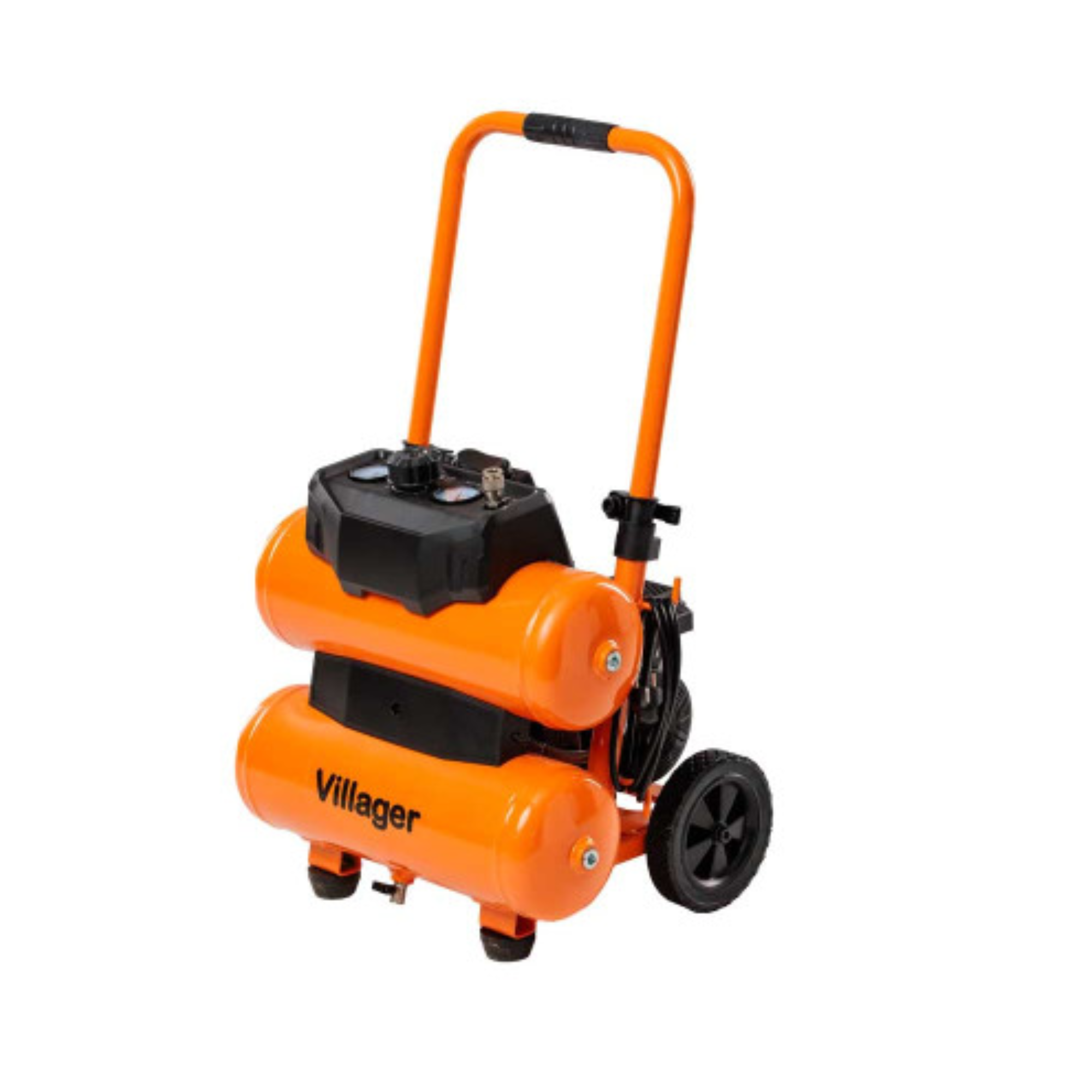 Twin Tank VAT DB 17 L – Kompakter 800 W Kompressor mit 2×17 l Tanks & 10 bar Druck- VI-086722