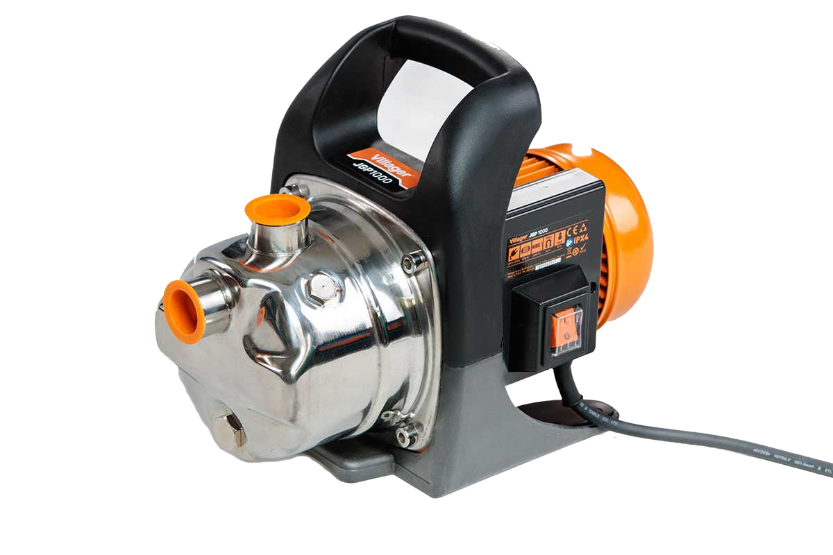JGP 1000 – Gartenpumpe 1000 W mit 44 m Förderhöhe & Inox-Gehäuse – VI-30027